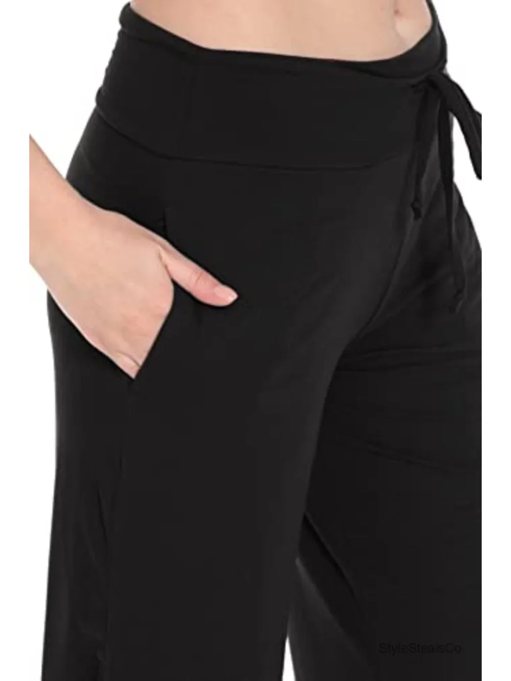 Comfy Drawstring Lounge Pajama Pants with Pockets